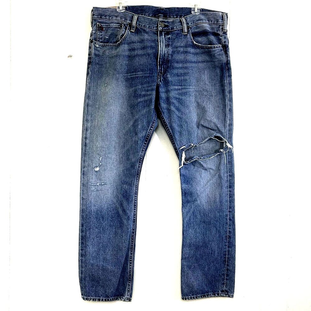 Polo Ralph Lauren Jeans Mens 38 Straight Denim 100% Cotton Classic Fit Mid Rise